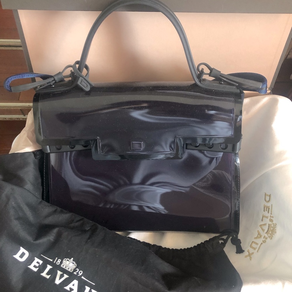 DELVAUX Tempête Dark Knight blue vinyl limited ed